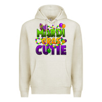 Oatmeal Heather mardi gras cutie Premium Hoodie - CowGirlArtShop