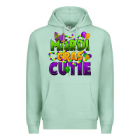 Seafoam mardi gras cutie Premium Hoodie - CowGirlArtShop