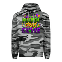 Slate Camo mardi gras cutie Premium Hoodie - CowGirlArtShop