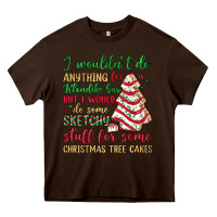 Chocolate Brown sketchy stuff for some christmas tree cakes Heavy Core Tee - JahusDesignShop