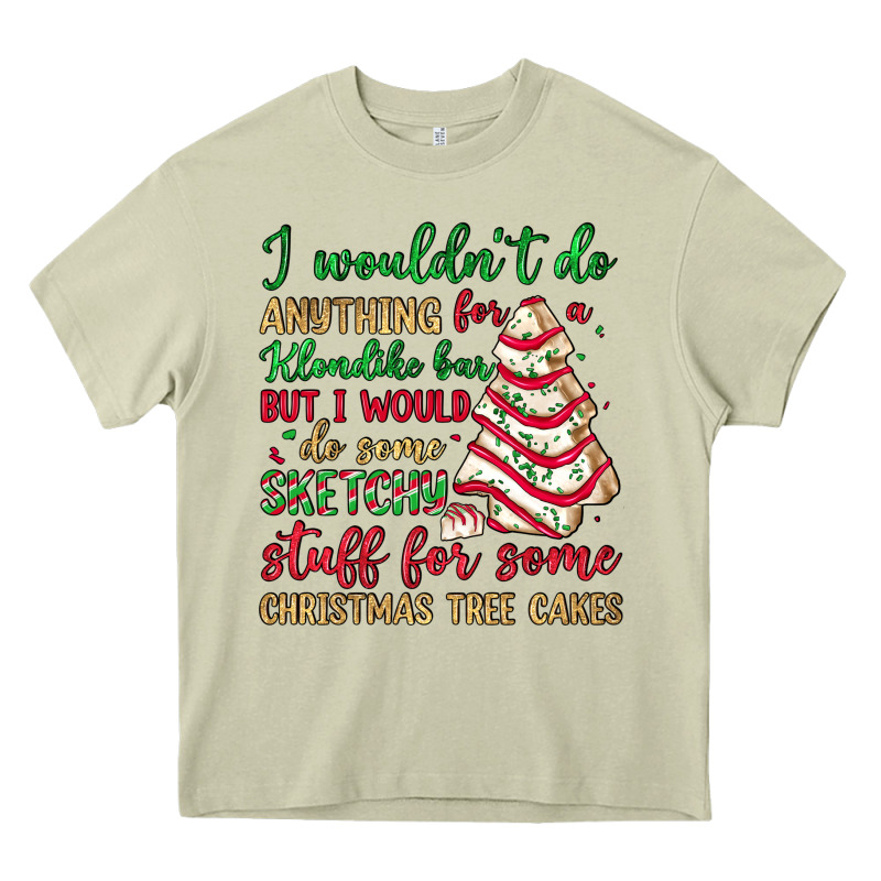 Sketchy Stuff For Some Christmas Tree Cakes Heavy Core Tee by JahusDesignShop | Teevron
