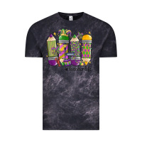 Cloud Black mardi gras teacher life Vintage Tee - MaliasSmallBusiness