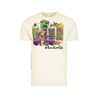 Vintage Arctic mardi gras teacher life Vintage Tee - MaliasSmallBusiness