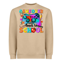 Mushroom game over back to school Heavyweight Sweatshirt - NancyCooperArtShop