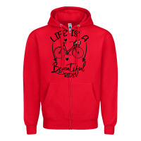 Red Life is a beautiful ride Zipper Hoodie - Bettercallsaul