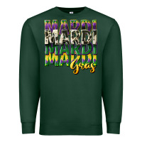 Sports Green cowhide mardi gras Premium Sweatshirt - CowGirlArtShop