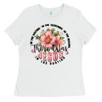 White there was jesus Ladies Tee - JahusDesignShop