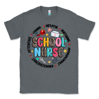 Charcoal Heather school nurse Classic Tee - MaliasSmallBusiness