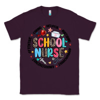 Plum school nurse Classic Tee - MaliasSmallBusiness