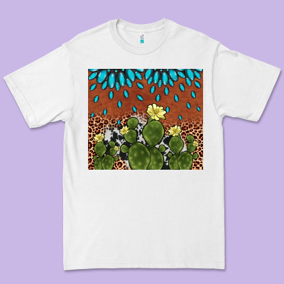 Cactus Gemstone Premium Tee Designed By Adodesignshop