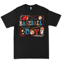 Black its a baseball kinda day Premium Tee - AdoDesignShop