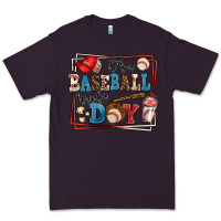 Plum its a baseball kinda day Premium Tee - AdoDesignShop