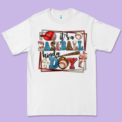 Its A Baseball Kinda Day Premium Tee Designed By Adodesignshop