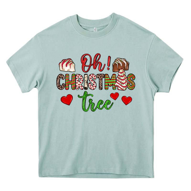 Oh Christmas Tree Heavy Core Tee by JahusDesignShop | Teevron