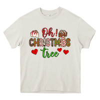 Cream oh christmas tree Heavy Core Tee - JahusDesignShop