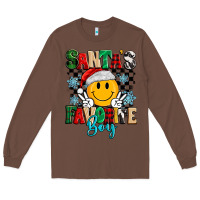 Chestnut santas favorite boy Long Sleeve Tee - MaliasSmallBusiness