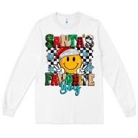 White santas favorite boy Long Sleeve Tee - MaliasSmallBusiness