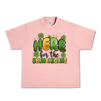 Salmon here for the shenanigans Urban Heavy Tee - MaliasSmallBusiness