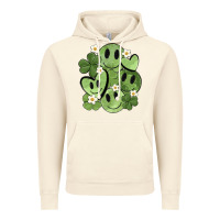 Vintage Artic st. patrick's day green smile Vintage Hoodie - MaliasSmallBusiness