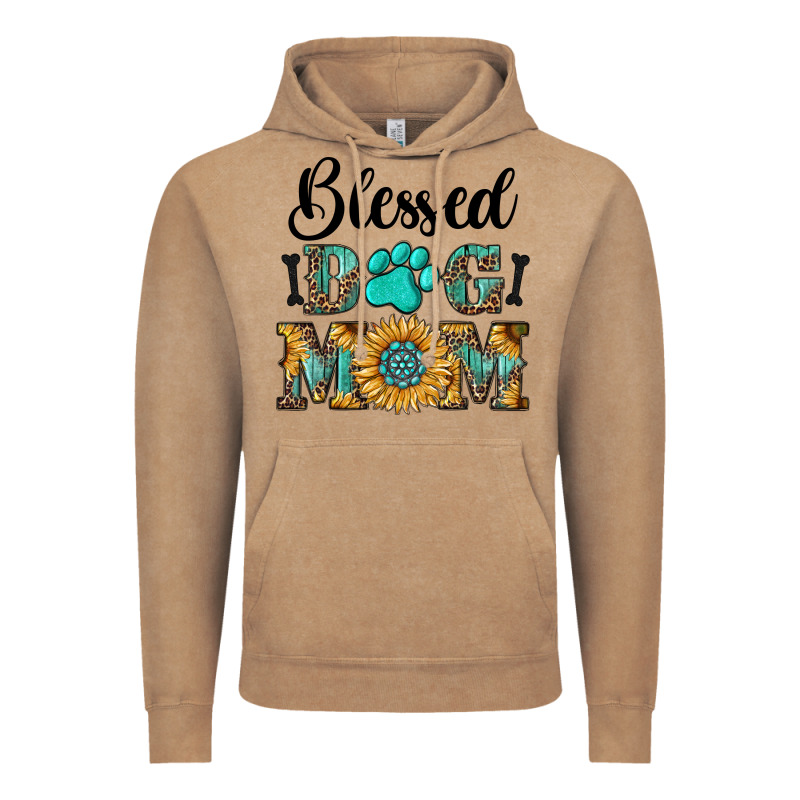 Blessed Dog Mom Vintage Hoodie by RanaPortraitStore | Teevron