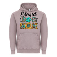 Vintage Zinc Blessed dog mom Vintage Hoodie - RanaPortraitStore