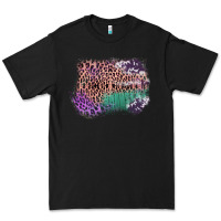 Black Leopard, Cowhide, Wood Pattern Frame Premium Tee - Bettercallsaul