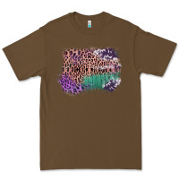 Cacao Leopard, Cowhide, Wood Pattern Frame Premium Tee - Bettercallsaul