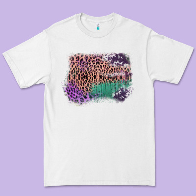 Leopard, Cowhide, Wood Pattern Frame Premium Tee Designed By Bettercallsaul