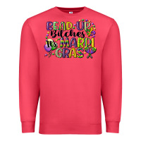 Cardinal bead up bitches its mardi gras Premium Sweatshirt - CowGirlArtShop