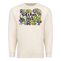 Sandshell bead up bitches its mardi gras Premium Sweatshirt - CowGirlArtShop