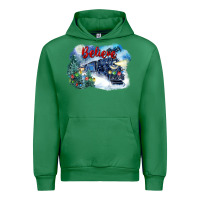 Emerald believe polar express Urban Hoodie - FaDigitalArtStudio