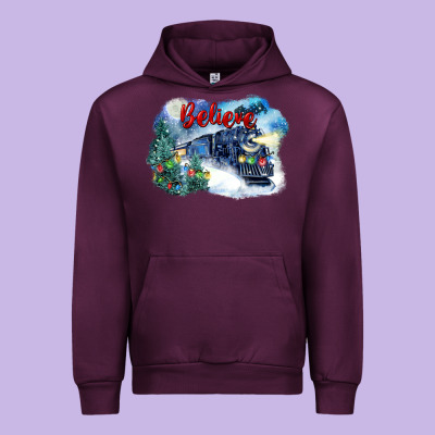 Believe Polar Express Urban Hoodie Designed By Fadigitalartstudio