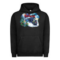 Pigment Black believe polar express Urban Hoodie - FaDigitalArtStudio