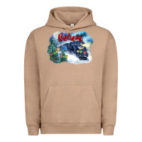 Pigment Burro believe polar express Urban Hoodie - FaDigitalArtStudio
