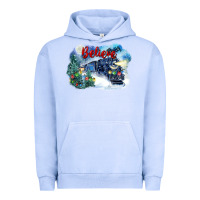 Pigment Grape Ice believe polar express Urban Hoodie - FaDigitalArtStudio