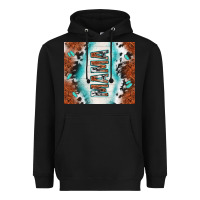 Black tooled leather and cowhide mama Heavyweight Hoodie - TumblerDesignByShophia