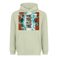 Matcha tooled leather and cowhide mama Heavyweight Hoodie - TumblerDesignByShophia