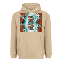 Mushroom tooled leather and cowhide mama Heavyweight Hoodie - TumblerDesignByShophia