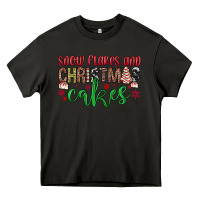 Asphalt Snowflakes and Christmas cakes Heavy Core Tee - JahusDesignShop