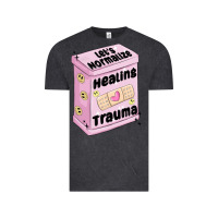 Vintage Black let's normalize healing trauma Vintage Tee - MaliasSmallBusiness