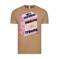 Vintage Coffee let's normalize healing trauma Vintage Tee - MaliasSmallBusiness