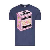 Vintage Denim let's normalize healing trauma Vintage Tee - MaliasSmallBusiness