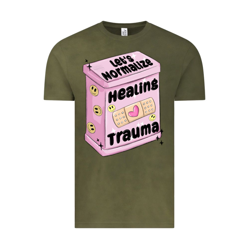 Let's Normalize Healing Trauma Vintage Tee by MaliasSmallBusiness | Teevron