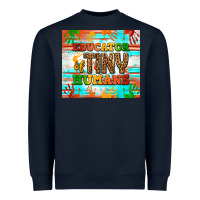 Navy educator of tiny humans Heavyweight Sweatshirt - NancyCooperArtShop