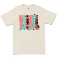Bone Sunflower Leopard Jute Pattern Brushstrokes Premium Tee - Bettercallsaul