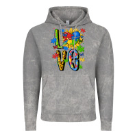Cloud Rock autism love Vintage Hoodie - MaliasSmallBusiness