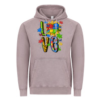 Vintage Zinc autism love Vintage Hoodie - MaliasSmallBusiness