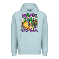 Mardi Gras And Beer Premium Hoodie | Teevron