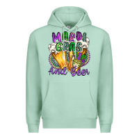 Seafoam mardi gras and beer Premium Hoodie - CowGirlArtShop