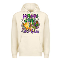 Tofu mardi gras and beer Premium Hoodie - CowGirlArtShop